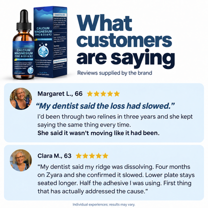 Zyara Bone Loss Support For Denture Wearers
