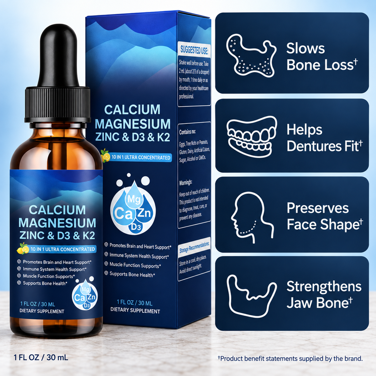 Zyara Bone Loss Support For Denture Wearers