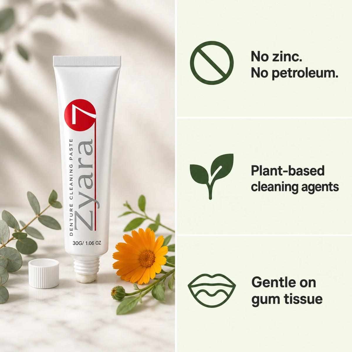 Zyara Denture Cleaning Paste