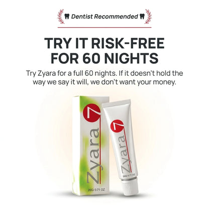 Zyara ™ | Stop Denture Slipping 100% — All-Day Secure Hold